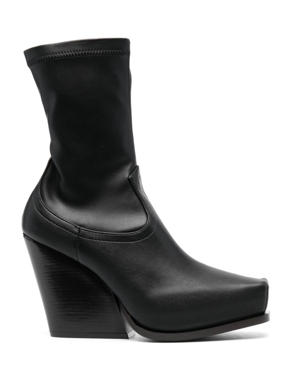 NEW Stella McCartney Cowboy 80mm Ankle Boots in Black Sz. 41 (US 11)